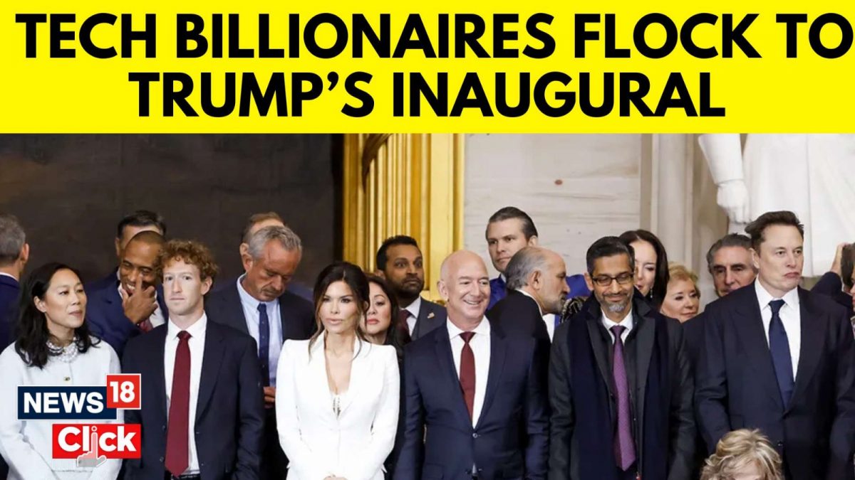 Tech billionaires Seen In Single Frame At Trump Inauguration News18