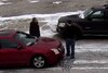 On Camera, Woman Body-Slammed On Icy Road After She Punched Man In Road Rage Incident