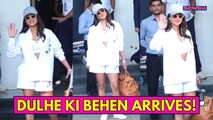 Priyanka Chopra Is All Smiles As She Arrives In Mumbai For Brother Siddharth's Wedding | WATCH