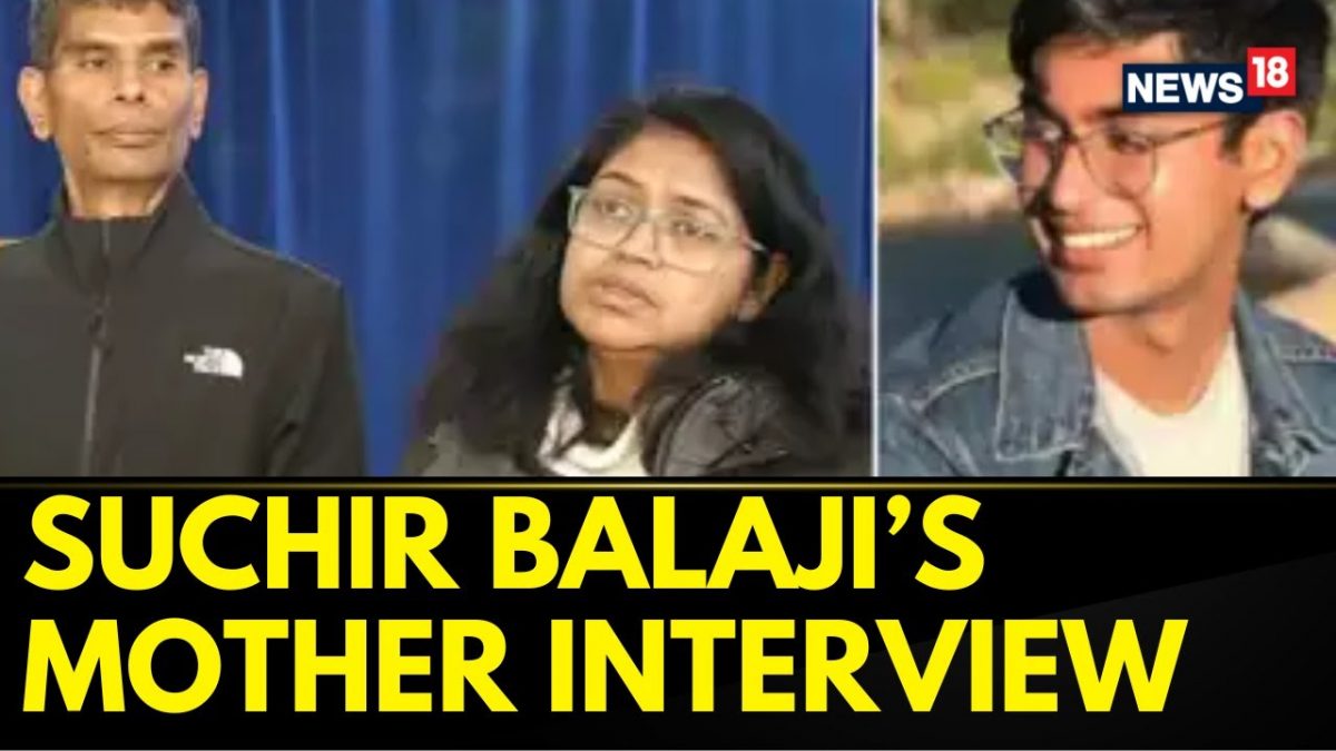 Suchir Balaji's mother Poornima Rao Speaks Exclusively With CNN News18 ...