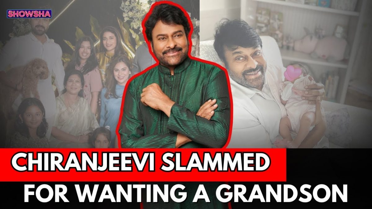Chiranjeevi’s Wish For A Grandson From Ram Charan Sparks Controversy: Netizens Call Him ‘Sexist’ Chiranjeevi’s Wish For A Grandson From Ram Charan Sparks Controversy: Netizens Call Him ‘Sexist’