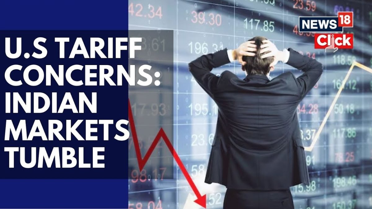 Indian Markets Fall As Tariff Concerns With The U.s. Lead To Investor Worry | English News | N18V Indian Markets Fall As Tariff Concerns With The U.s. Lead To Investor Worry | English News | N18V