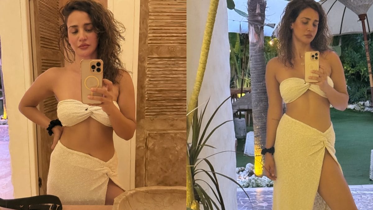 Hotness Alert! Aisha Sharma Flaunts Her Curves In A Racy Bralette And Sarong, Pics Go Viral
