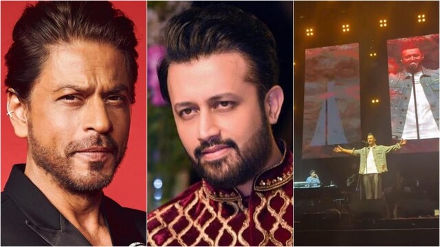 Atif Aslam sings 'Dil Se Re' from Shah Rukh Khan starrer Dil Se, at a concert in Dubai. 