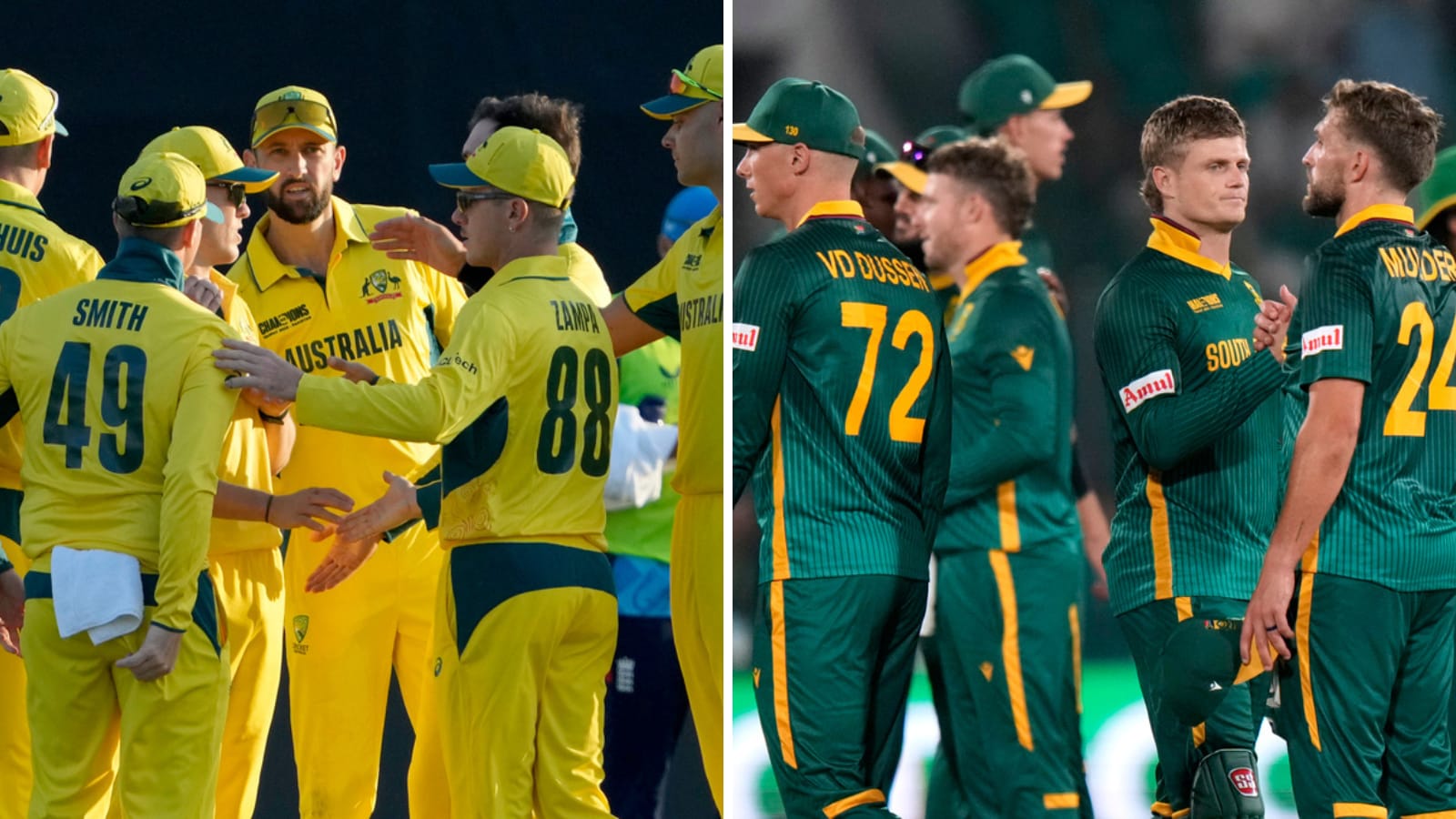 Australia Vs South Africa Champions Trophy 2025 Highlights: Match Abandoned  Due To Rain, Points Shared - News18