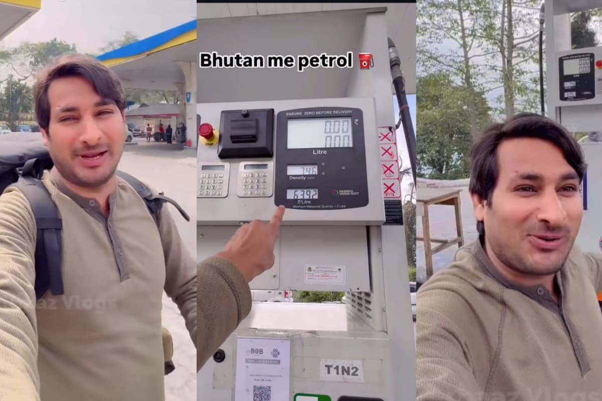 Indian Traveller's Video Shows Petrol Price At India-Bhutan Border,  Netizens Stunned | Watch | Viral News - News18