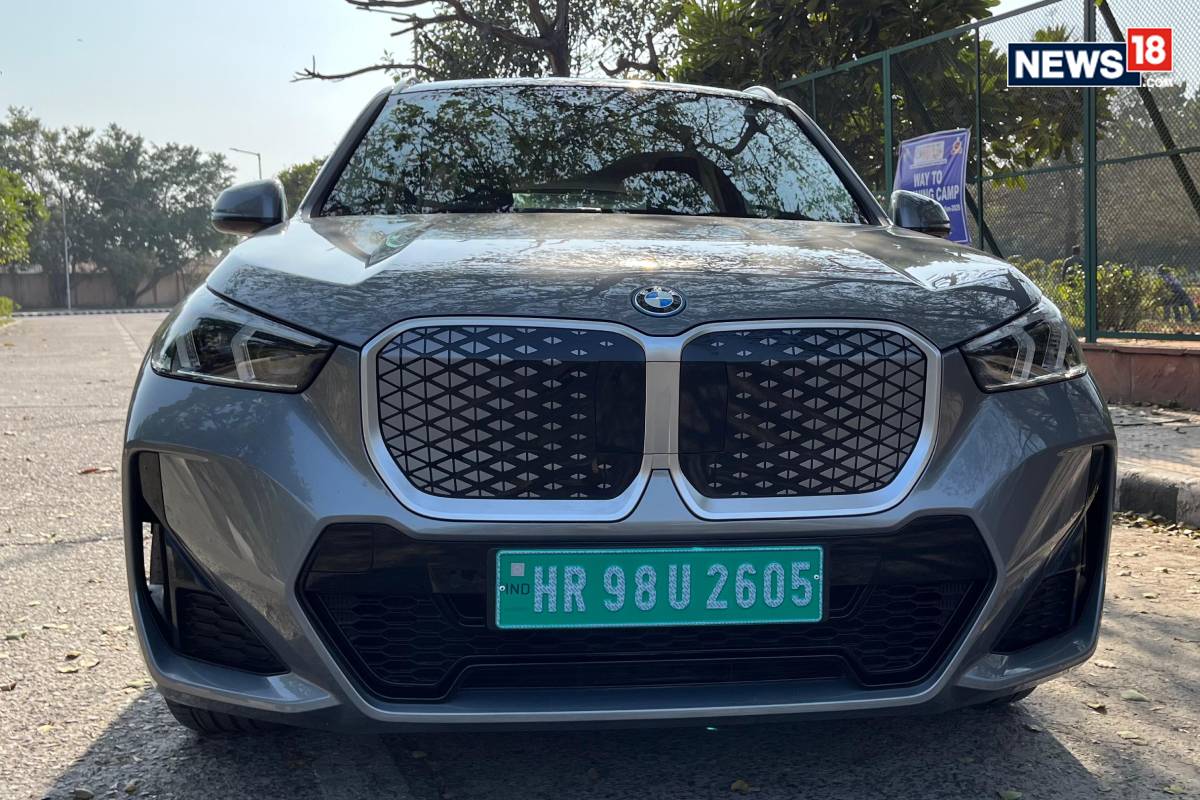 BMW iX LWB. (Shot by Infinix Zero 40/ Shahrukh Shah/ News18)