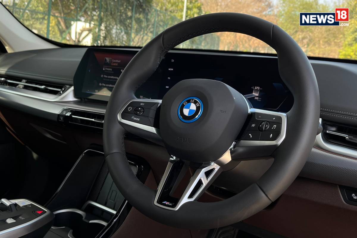 BMW iX LWB. (Shot by Infinix Zero 40/ Shahrukh Shah/ News18)
