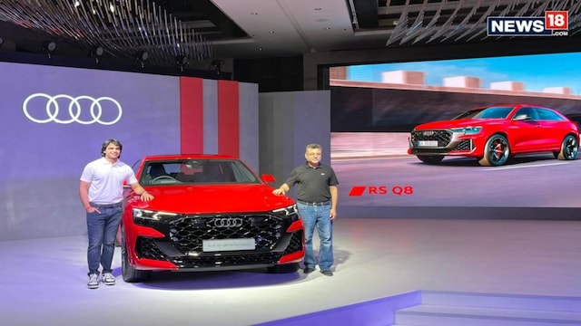 Audi RS Q8. (Photo: Shahrukh Shah/ News18) 