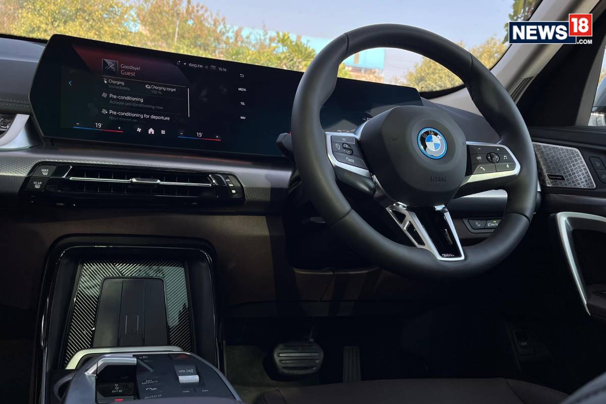 BMW iX LWB. (Shot by Infinix Zero 40/ Shahrukh Shah/ News18)