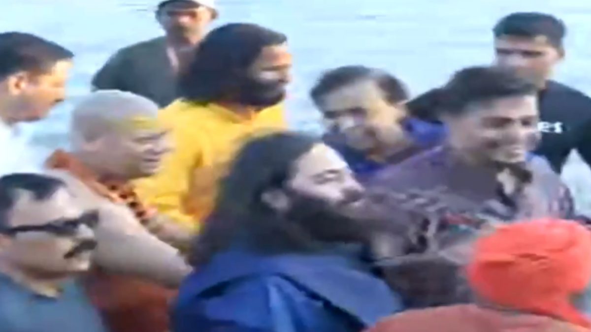 Ambanis Take A Dip At Sangam In Mahakumbh Mela As Four Generations Visit Prayagraj | Watch Videos