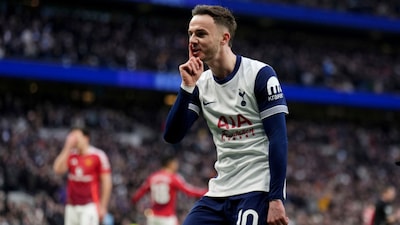  Tottenham Hotspur's James Maddison (AP)