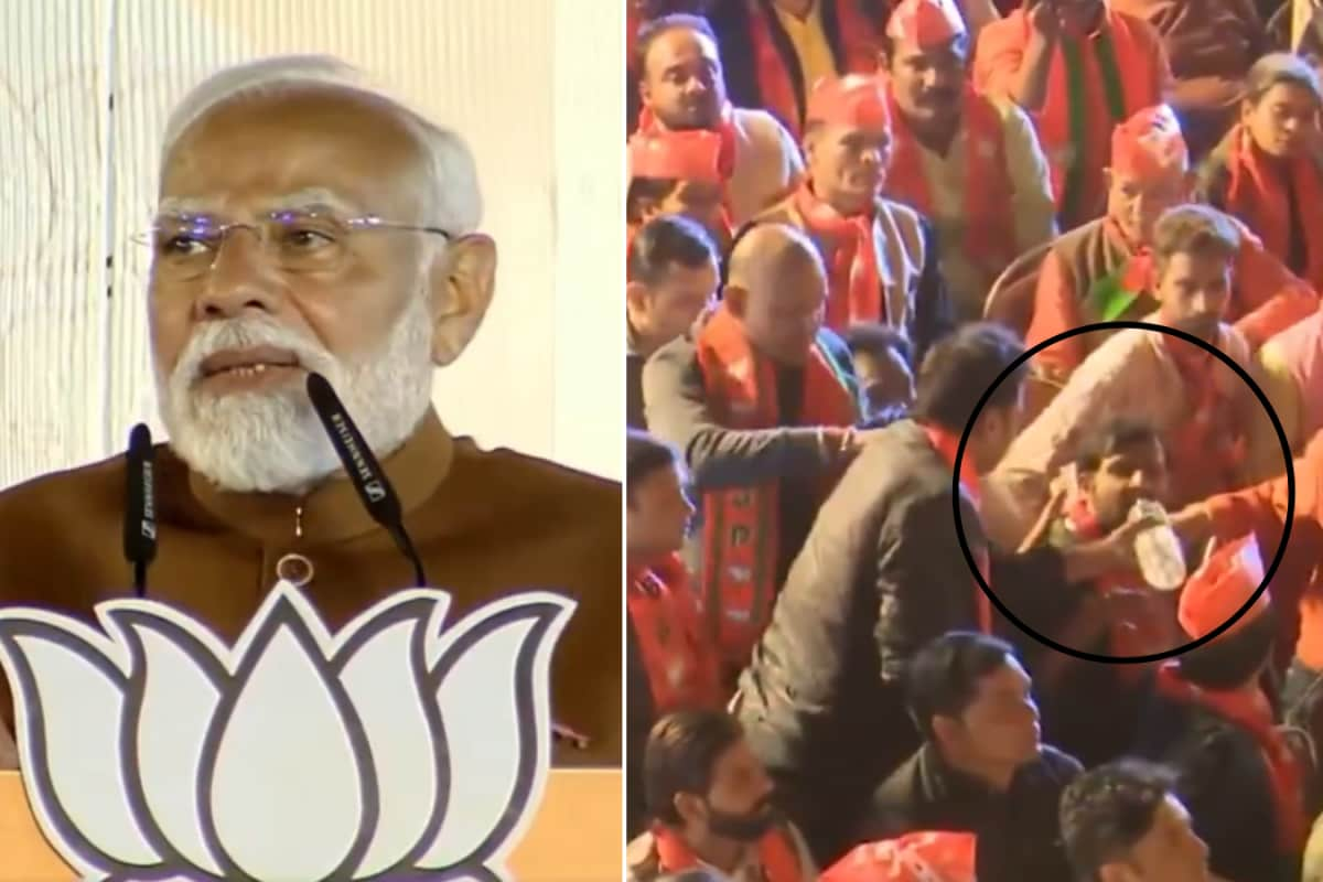 PM Modi Stops During Speech As He Sees Unwell BJP Worker. This Happened Next