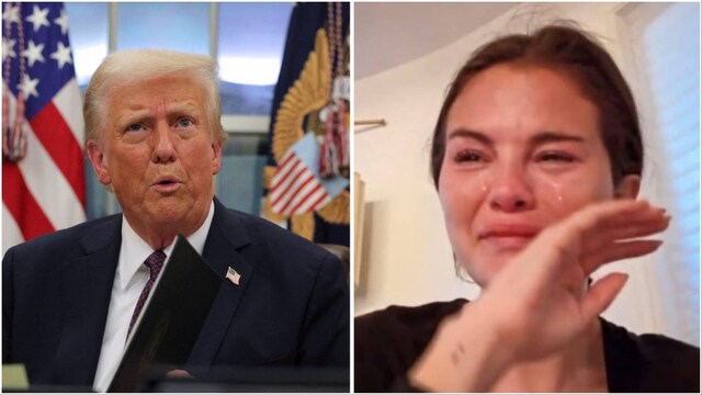 Donald Trump (L)/Selena Gomez (R) 