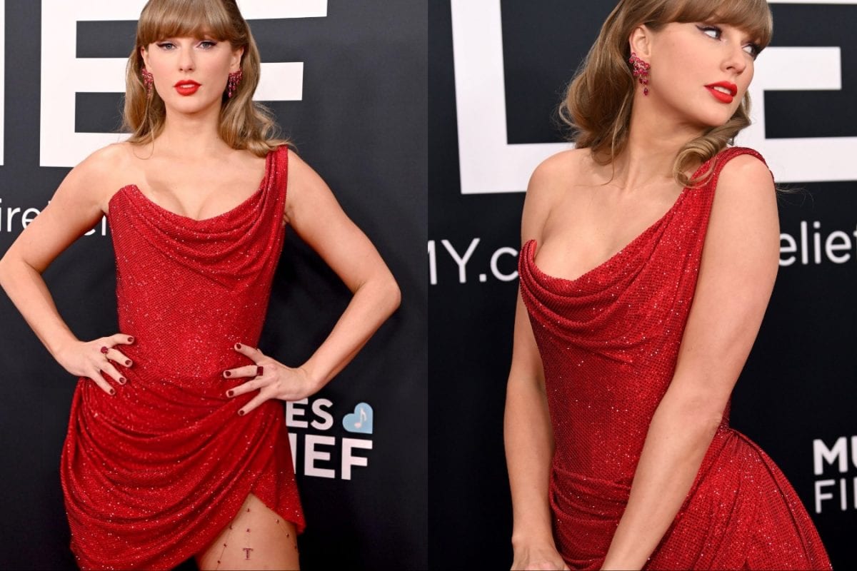 Taylor Swift Spills The T At The 67th Annual Grammy Awards