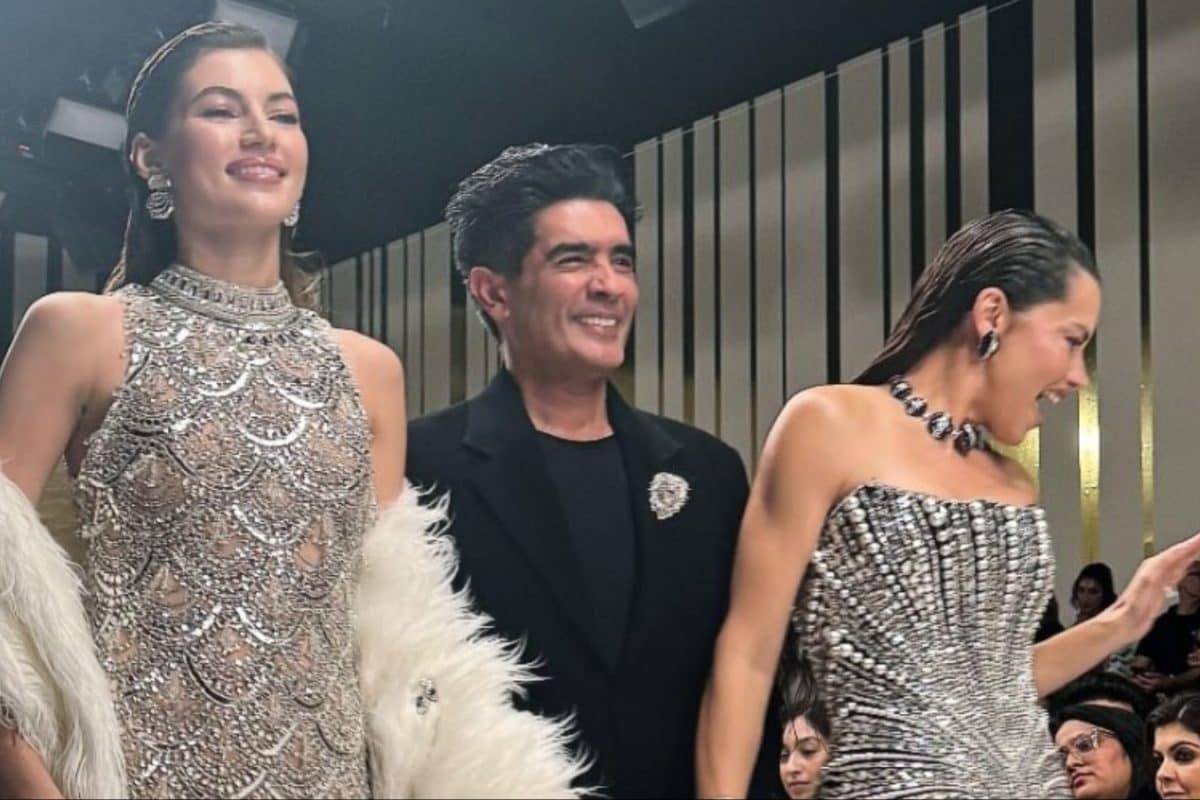 Manish Malhotra’s World Collection: Dubai Celebrated By Models Adriana Lima, Valery Kaufman