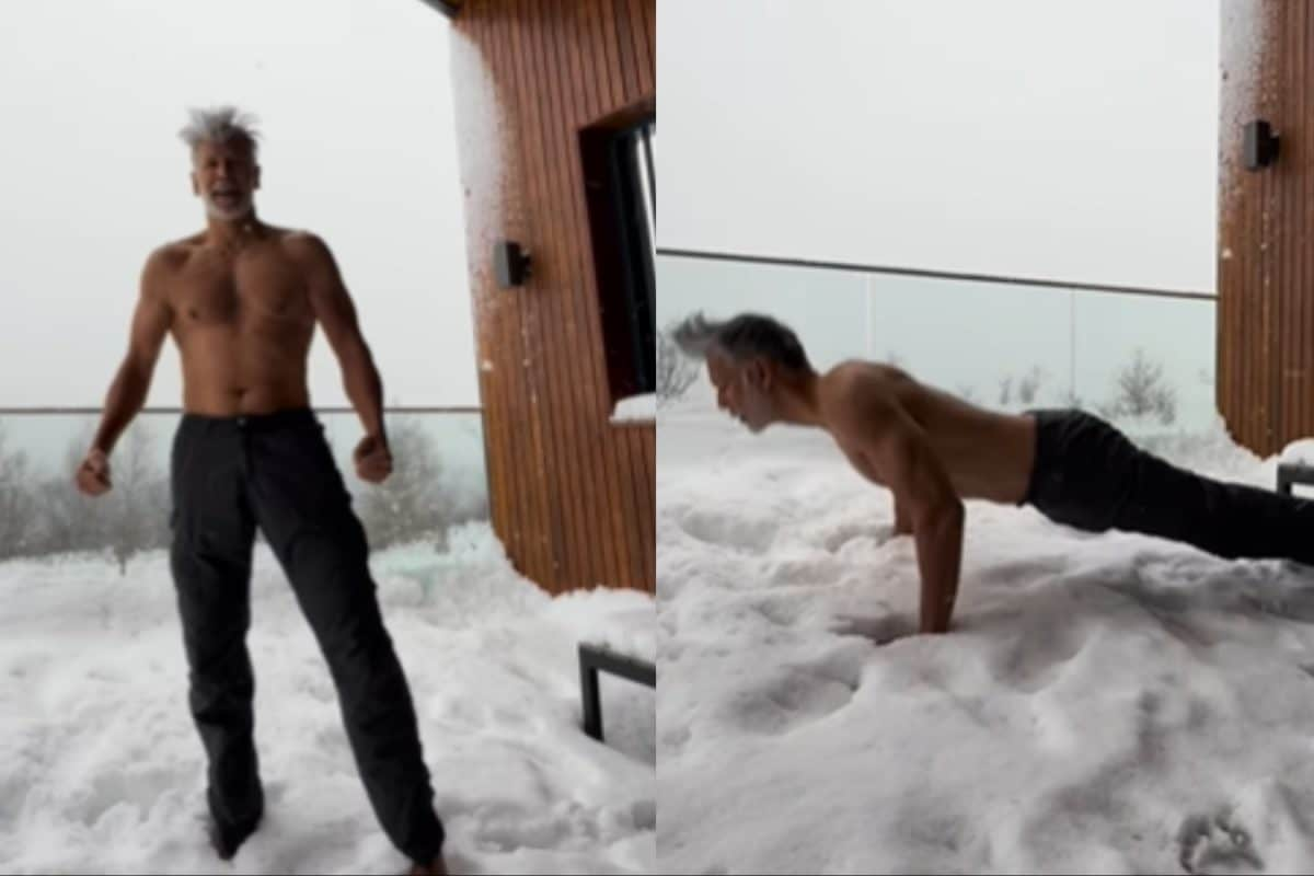 'Fitness Freak': Milind Soman Shares Video Of Doing Pushups In Snowy Norway