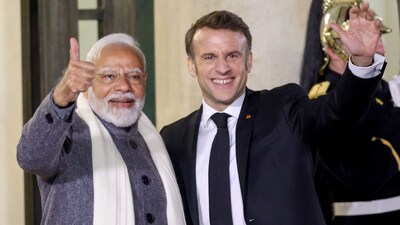 PM Narendra Modi and French President Emmanuel Macron. (PTI File Photo)