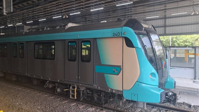 Mumbai Metro Aqua Line 3.