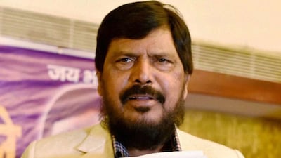 Union Minister Ramdas Athawale (PTI photo)
