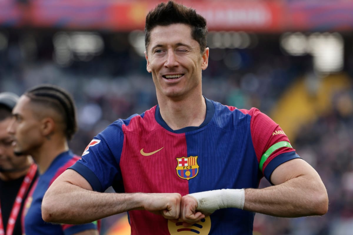 Barcelona's Robert Lewandowski Could Return Against Inter In UCL Second-Leg