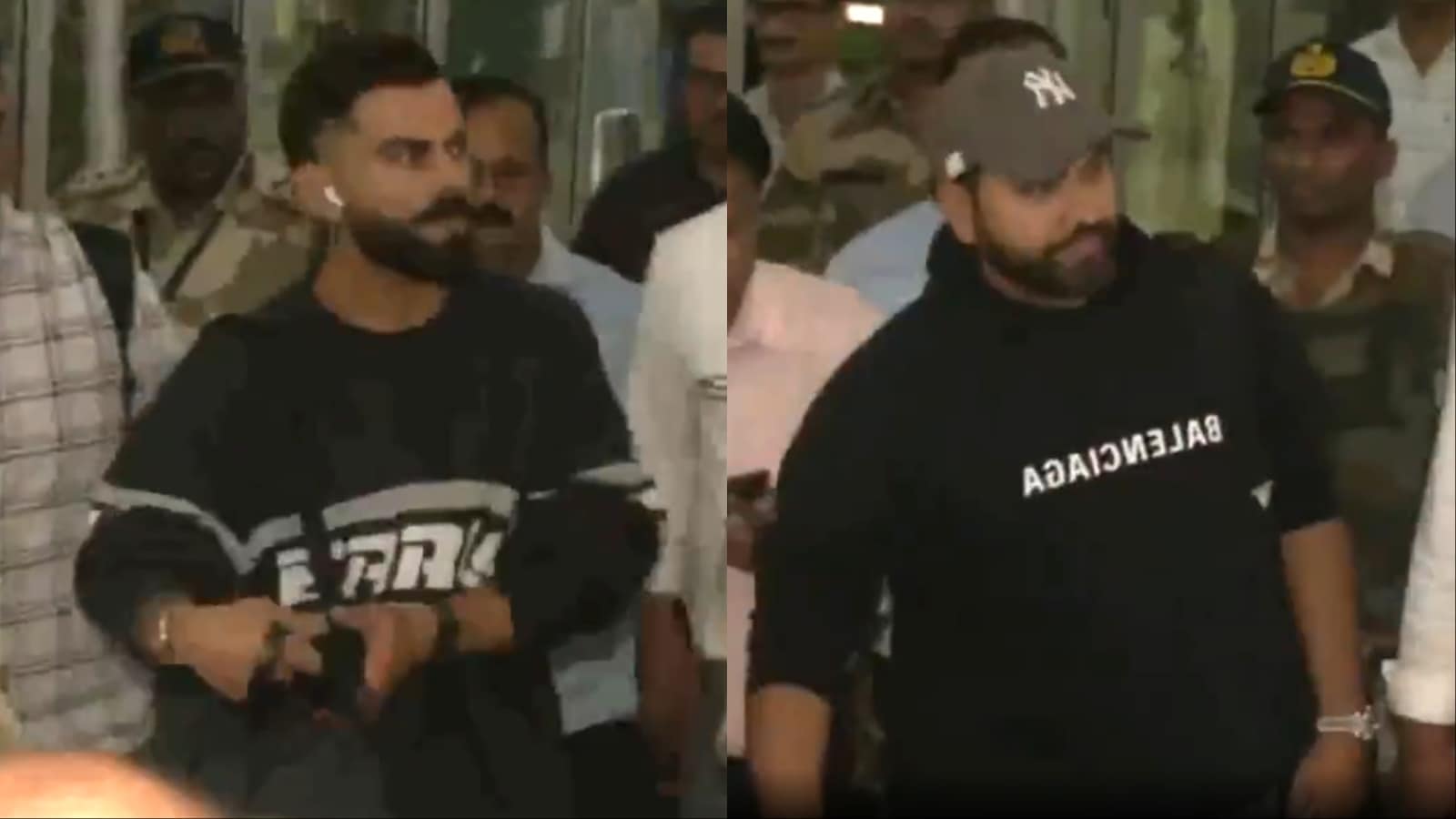 Indian Cricket Stars Rohit Sharma and Virat Kohli Arrive in Nagpur for ODI Series Against England