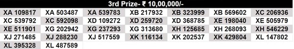 Kerala Christmas New Year Bumper BR-101 Result 2025: Full List of Winning Numbers In Pics