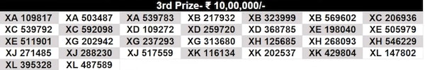 Kerala Christmas New Year Bumper BR-101 Result 2025: Full List of Winning Numbers In Pics Kerala Christmas New Year Bumper BR-101 Result 2025: Full List of Winning Numbers In Pics
