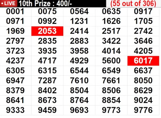 In progress: Lucky numbers for 10th prize In progress: Lucky numbers for 10th prize