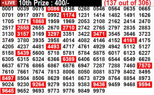 In progress: Lucky numbers for 10th prize - Part 6