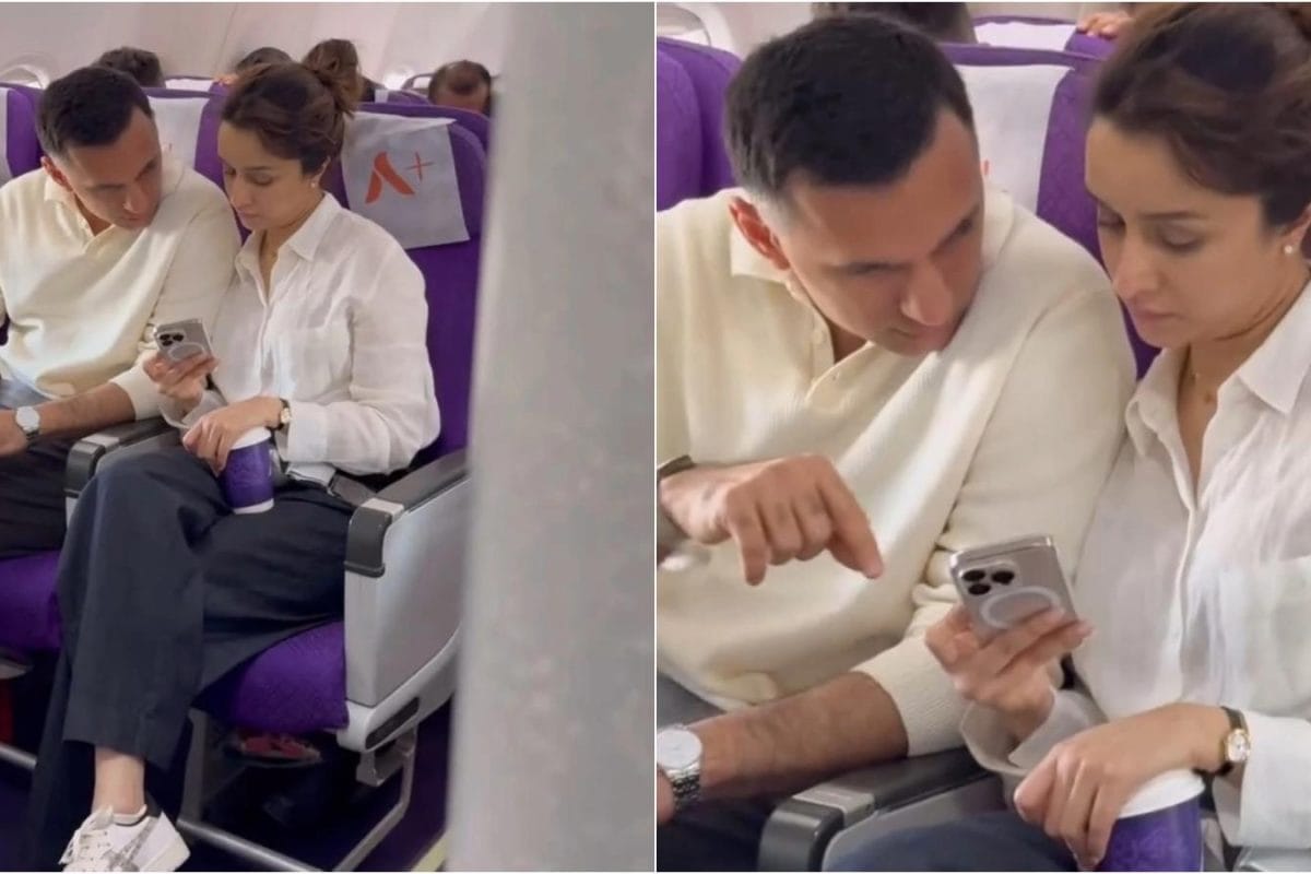 Shraddha Kapoor, Rumoured BF Rahul Mody Sit Close To Each Other, Travel In Economy Class | Viral PICS - News18