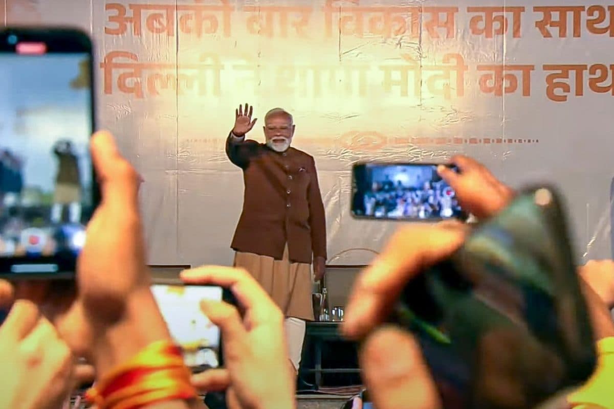 BJP Victory In Delhi: NDA Credits PM Modi’s Leadership, Cong Calls It Referendum On Kejriwal