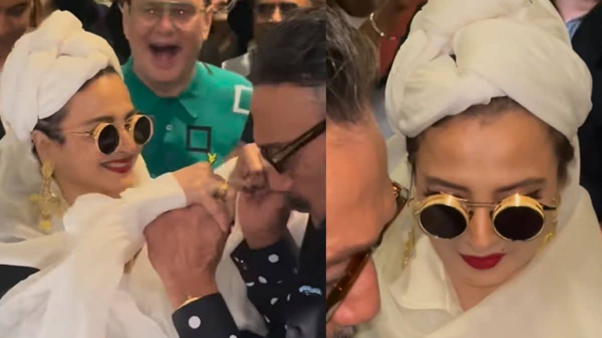 Watch: Rekha, At 70, Sheds Fitness Goals By Jumping On Stairs At The Roshans Success Party Watch: Rekha, At 70, Sheds Fitness Goals By Jumping On Stairs At The Roshans Success Party