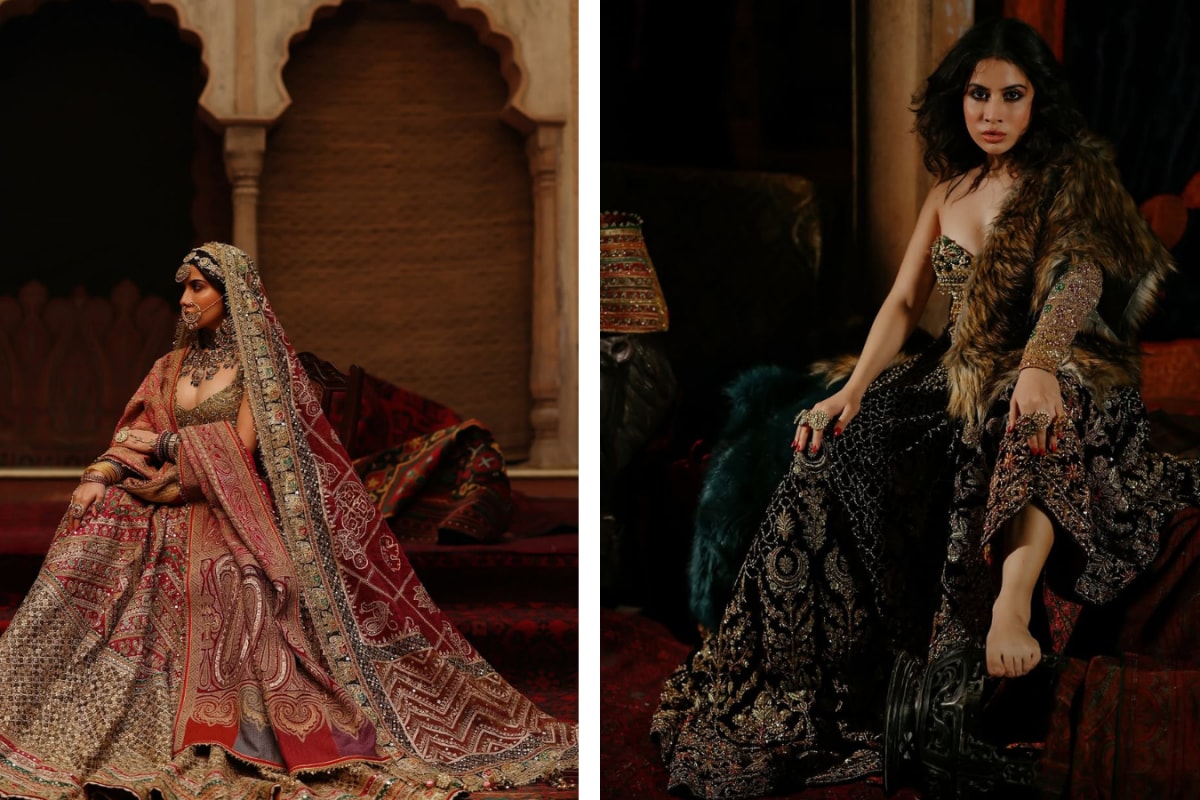 Uorfi Javed Levels Up Bridal Fashion With Heeramandi and Padmaavat-Inspired Couture