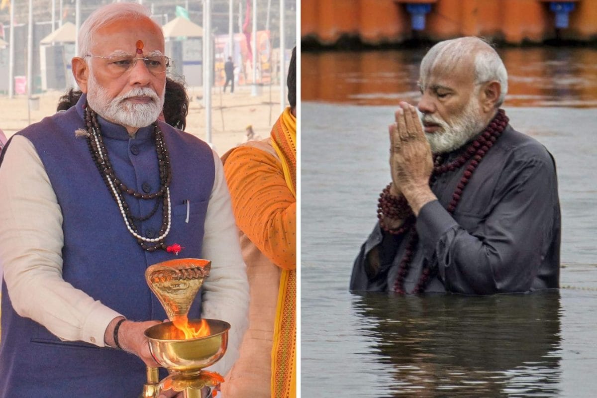 Will PM Modi’s Kumbh Dip On Voting Day Drown AAP’s Delhi Game?