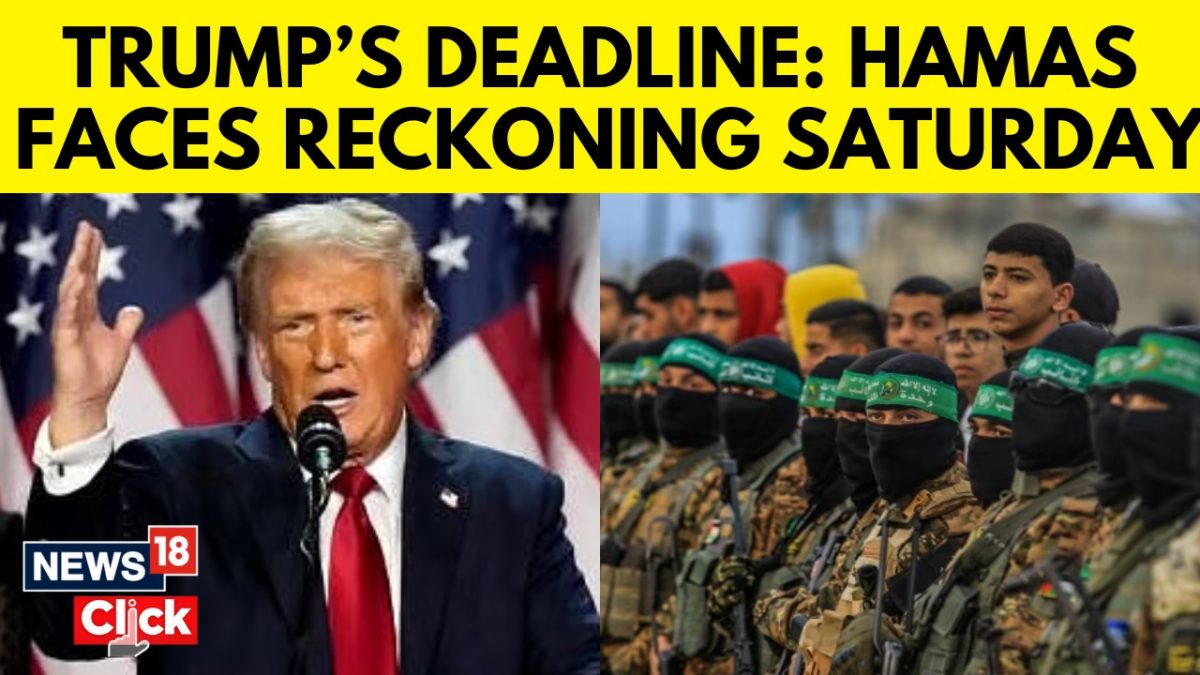 Donald Trump Has Promised A ‘Hard Stance’ On Gaza Ahead Of Saturday’s Deadline – News18