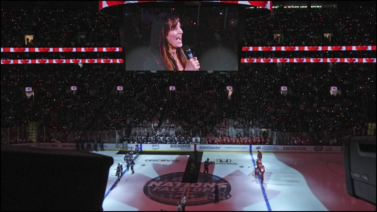 Singer Of Canadian Anthem At Hockey Game Changes Lyrics To Protest Trump's 51st State Remarks