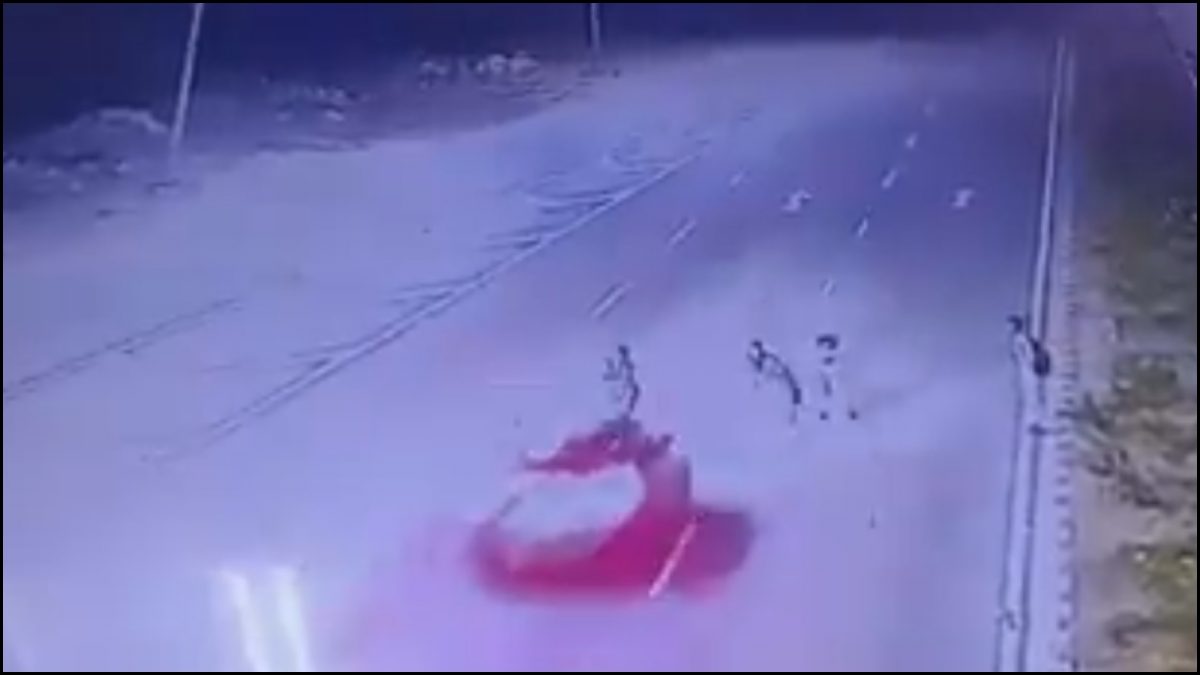 Chilling Video: Woman Flung Into Air After Being Hit By Speeding Car In Karnataka, Dies On Spot