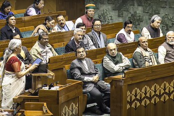 Income Tax Budget 2025 LIVE: Finance minister Nirmala Sitharaman while presenting Budget 2025 in Parliament. PM Modi, Amit Shah, Rajnath Singh and Nitin Gadkari in attendance
