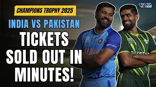 Fans Go Crazy for India-Pakistan Clash—Tickets Gone in Minutes! | IND vs PAK | Champions Trophy 2025