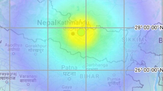 India’s  Centre for Seismology and the US Geological Survey both recorded the earthquake's magnitude as 5.5.