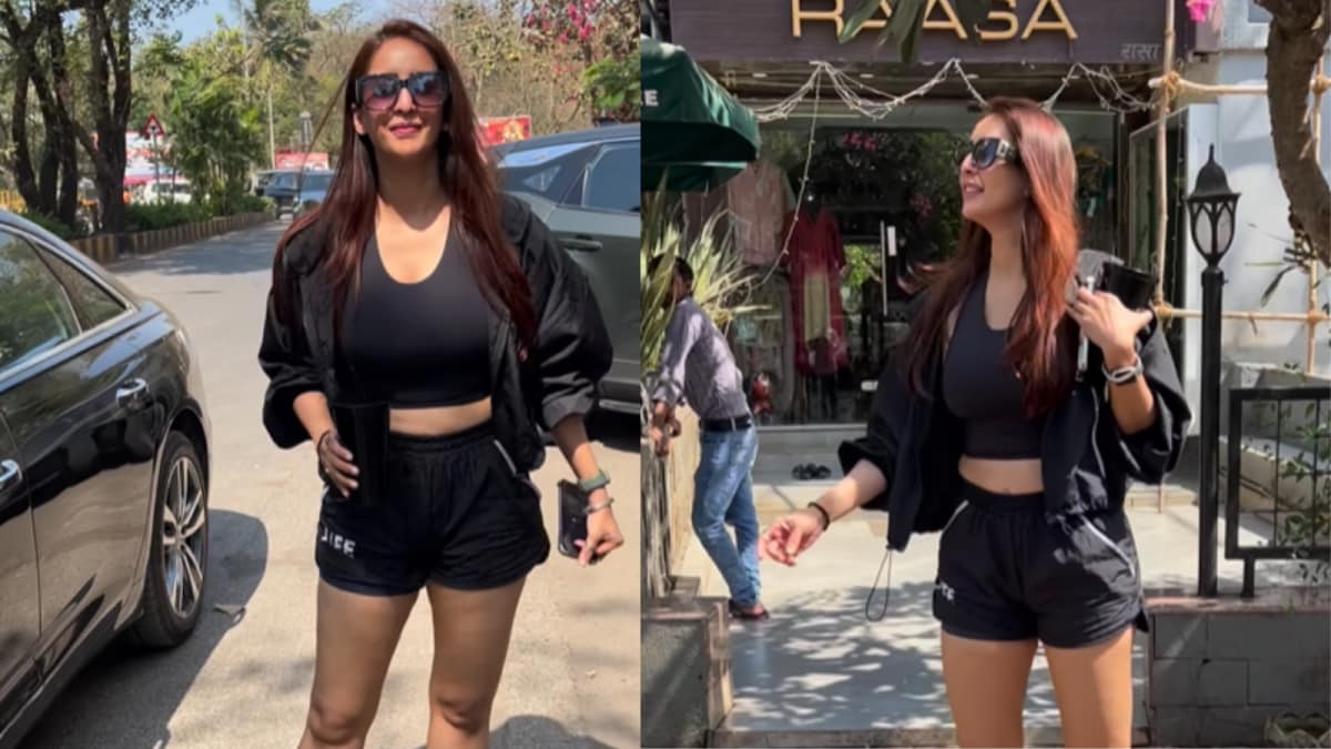 Watch: Chahatt Khanna In An All-Black Activewear Looks ‘ABS-olutely’ Cool