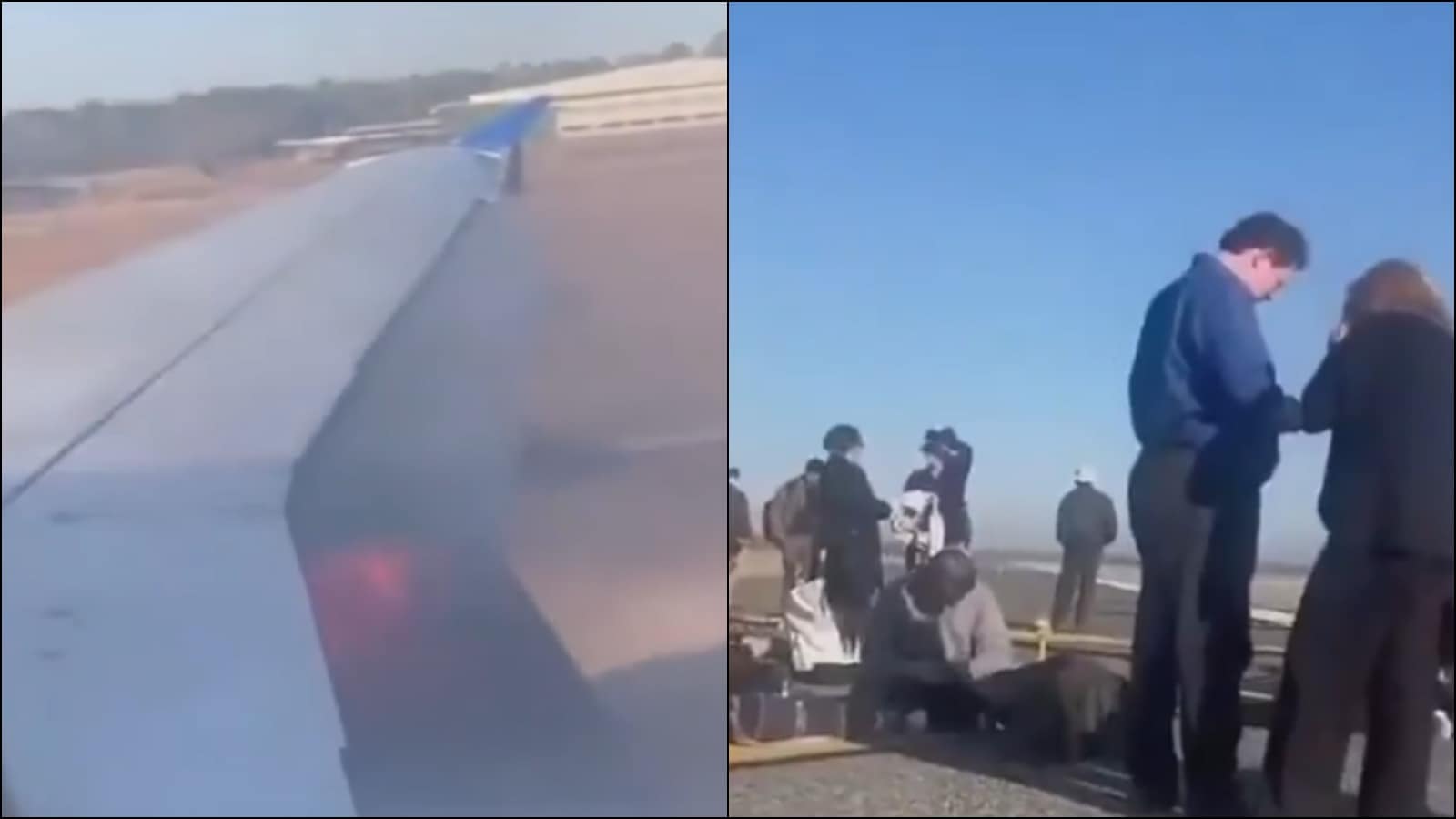United Airlines Flight Evacuated After Catching Fire During Takeoff