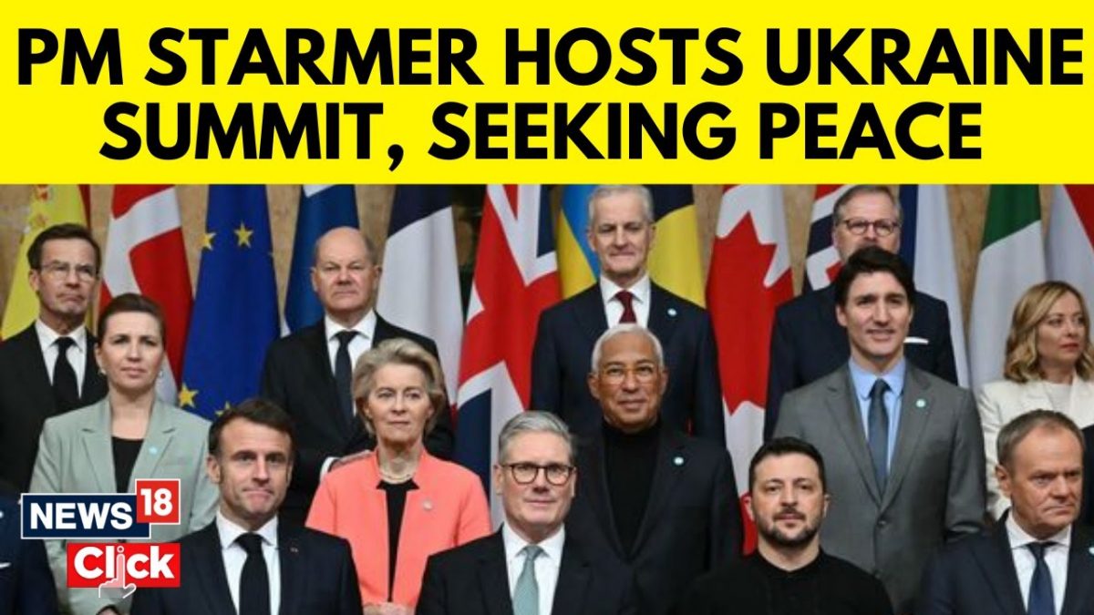 Keir Starmer Hosts Ukraine Summit In London With Western Leaders And Zelensky | English News | N18G Keir Starmer Hosts Ukraine Summit In London With Western Leaders And Zelensky | English News | N18G