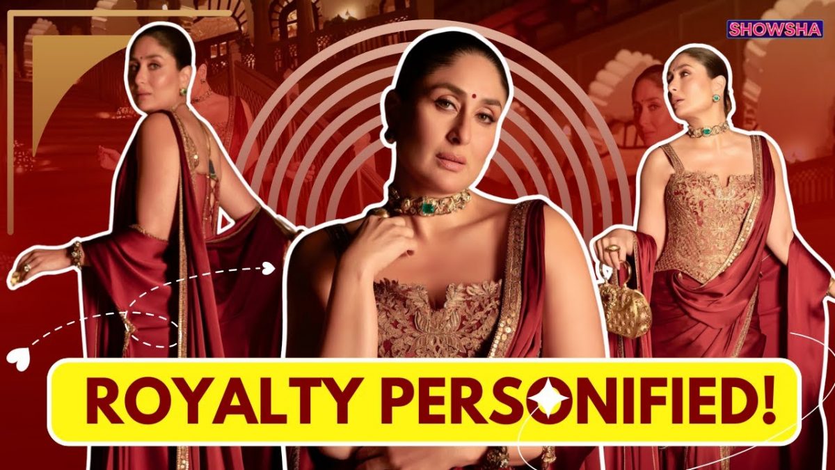 Kareena Kapoor Khan Redefines Regal Beauty In A 17-Year-Old Archival Tarun Tahiliani Saree | DECODED Kareena Kapoor Khan Redefines Regal Beauty In A 17-Year-Old Archival Tarun Tahiliani Saree | DECODED