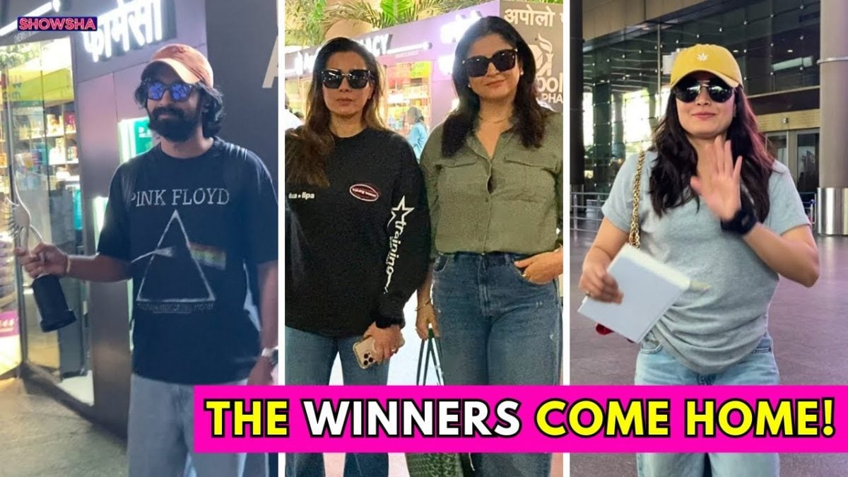 Rashmika Mandanna, Vikrant Massey & Bollywood Wives Spotted As They Return From IIFA 2025 I WATCH