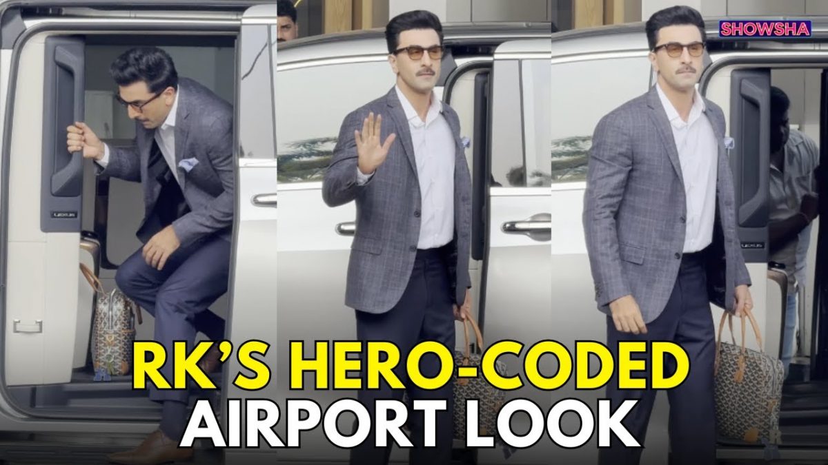 Ranbir Kapoor Exudes Classic Bollywood Hero Vibes In His Dapper Airport Look