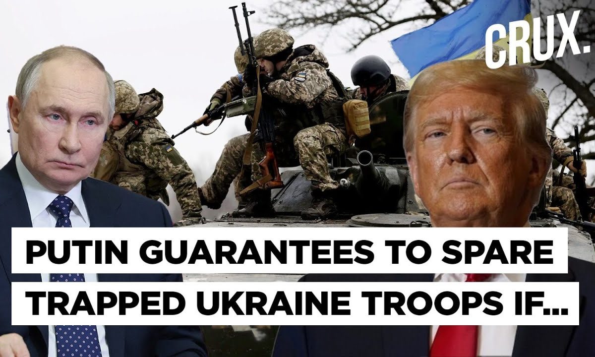 Trump Appeals Putin Not To 'Massacre' Ukraine Troops In Kursk, Russian President Demands Surrender thumbnail