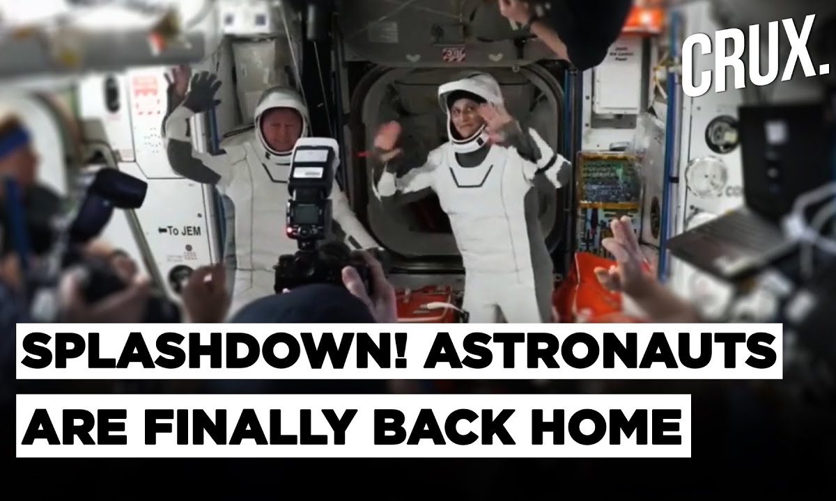 "Grins, Ear To Ear" NASA Astronauts Suni Williams, Butch Wilmore Back On Earth After 9 Months On ISS