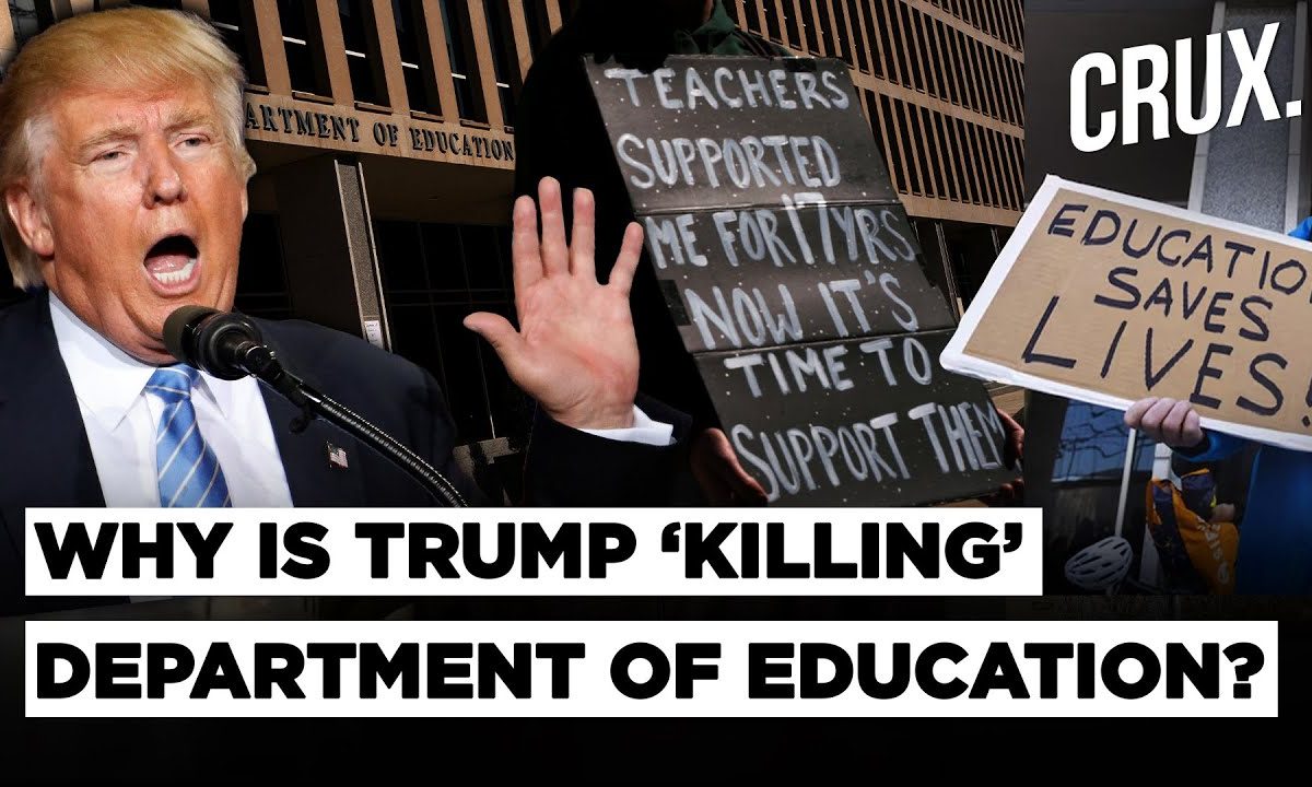 "Bring Schools Back To The State" Trump To Sign Executive Order To Shut Down Department Of Education